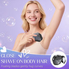 Electric Shavers for Women, Womens Electric Leg Shaver Cordless Painless Facial Hair Removal for Arms and Underarms Bikini Trimmer,Portable and Safe Wet and Dry Use Women Shaver (Iron Black)