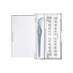 KISS imPRESS Falsies Long Lasting Self Adhesive Eyelashes, ‘Demi Natural’, 5 Day Extended Wear, 24 Natural Volume Lash Clusters (5,6,8,10,12, & 14mm), Precision Non-Stick Applicator