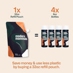 Modern Mammals Magic Mud Mens Shampoo Alternative, Lather Free, Moisturizing Daily CoWash to Protect Natural Oils, Cleansing, Hydrating Goop, Replaces Conditioner, 2 in 1, Barber Recommended (32oz)