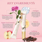 ANAI RUI Rose Caffeine Eye Cream for Dark Circles, Under Eye Serum for Puffiness Bags, Anti-Aging Eye Cream with Retinol, Collagen, Hydrating, Firming, Reduce Wrinkles and Fine Lines Daily 0.5 FL OZ