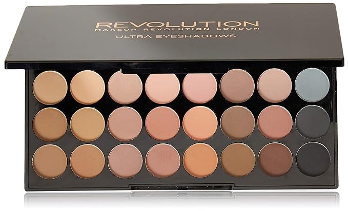 Makeup Revolution 32 Color Eyeshadow Palette, Flawless Matte