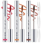 3 Colors Peel Off Lip Liner Stain with Tweezer, Long Lasting Waterproof Lip Tint Stains Makeup Set with Matte Finish for Women, Natural Look, Easy to Use, for All Skin Types (#015, M)
