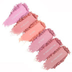 Cheeky Blush Compact for Face Cheeks, Talc Free Blusher Palette, Matte Powder Makeup, Natural Healthy, Mauve Pink Magenta Peach Red, Vegan Cruelty Free