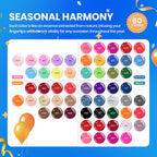 Beetles Gel Nail Polish Set, 70 PCS 60 Colors Red Green Pink Brown Blue Nude Glitter Gel Nail Polish Kit with Base Glossy & Matte Top Coat Gel Polish for Beginners DIY Salon Christmas Gifts for Women