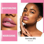 Oulac Moisture Shine Lipsticks Set - Red Orange Purple 3Pcs | Ultra Hydrating Juicy & Glossy, Soild Lip Gloss, Lightweight Smooth, Natural Look Best for Dry, Cracked and Chapped Lips, Vegan (05+06+07)