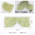 Jade eye mask, facial cooling