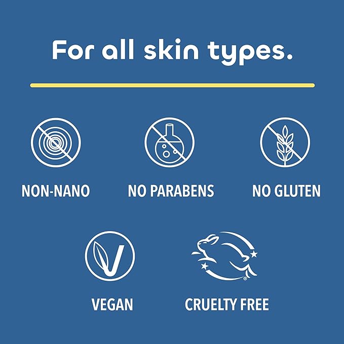 Seaweed Bath Co. Hydrating Clear Mineral Lip Shine SPF 20 Sunscreen Zinc Oxide Lip Balm, 0.28 Oz, Moisturizing Care for Dry, Chapped Lips