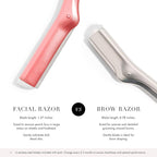 Tweezerman Exclusive Tea Rose Facial Razor