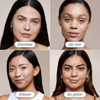 Alleyoop Game Face Concealer Makeup, Lightweight to Medium Buildable Coverage Under Eye Concealer, For Blemishes, Crease-proof and Hydrating with Aloe Stem Cell, Smooth Second Skin Finish - All-Star