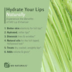 Collagen Lip Plumper Clinically Proven Natural Lip Enhancer for Fuller Softer Lips Increased Elasticity Reduce Fine Lines Hydrating Plump Gloss Lipstick Primer by M3 Naturals