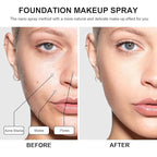 Airbrush Foundation Makeup Spray, Long Lasting Waterproof Full (#2 Beige) 2.36oz