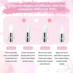 3 Pcs Nail Art Sculpture