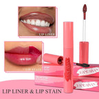 Peel Off Lip Stain Liner, Tattoo Lip Tint Long