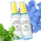 Natural Wet Dry Shampoo for Women Dry Hair & Sensitive Scalp, Organic Hair & Body Mist with Rosemary & Rose Water, Hair Refresher Spray from Japan, BLUE JASMINE & MINT, 4.06 Fl Oz, 2EA