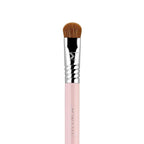 Sigma Beauty Travel Essential Trio - Makeup Brush Set for Foundation Powder Eyeshadow - 3 Tool Brushes with Brush Tin Holder - - Skin Safe, Vegan Makeup Brushes for Travel - Light Pink