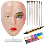 Practice Makeup Face, Face Painting Mannequin Head