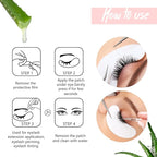 50pair eyelash extension gel patches
