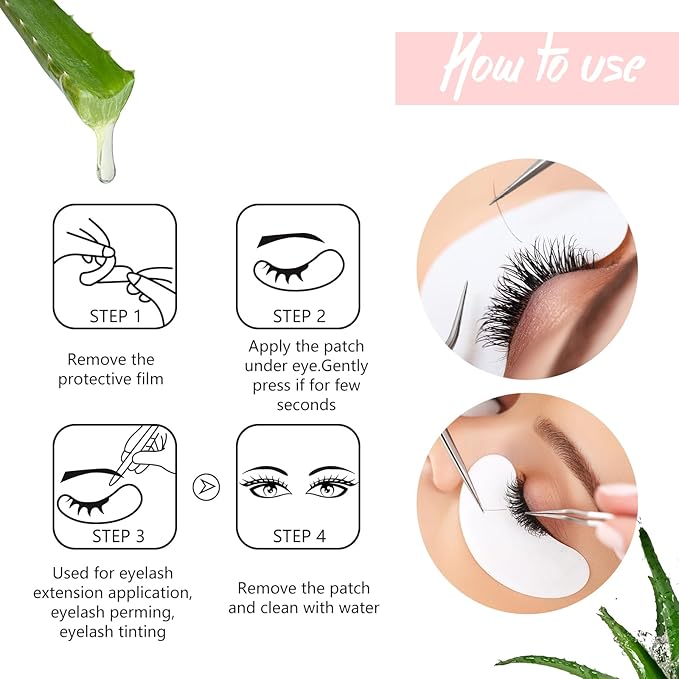 50pair eyelash extension gel patches