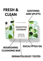 Bath and Body Works Eucalyptus Spearmint Shea Butter (5 oz / 141 g) Cleansing Bar