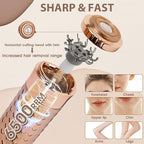 Facial Hair Removal for Women, Rechargeable Hair Removal Device, Painless Face Electric Razor/Shaver for Lip, Arms, Face, Peach Fuzz (Yellow)