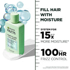 Garnier Fructis Hair Filler Moisture Repair Conditioner, Sulfate Free Conditioner for Curly, Wavy Hair with Hyaluronic Acid, 10.1 Fl Oz, 1 Count