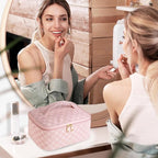 Large travel makeup bag makeup