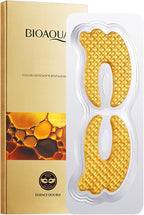 BIOAQUA Gold Elastic Soft Crystal Gel Eye Mask Hydrates Nourishes Moisturizing Face Skin Around The Eyes 12g x 5pcs