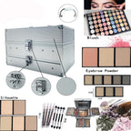 VERONNI 132 Colors All In One Makeup Palette For Women, Eyeshadow Makeup Palette Set, Professional Full Eye Makeup Kit Lipstick Concealer Contour Face Makeup Cosmetics Kit (132 colors)