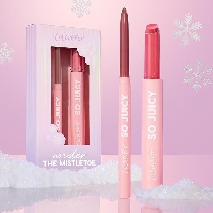 ColourPop Under the Mistletoe So Juicy Plumping Gloss Balm & Plumping Liner Kit (2 Count)