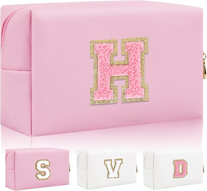 Personalized initial letter patch makeup