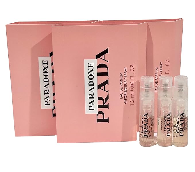 Prada PARADOXE Sample Perfume WOMEN Spray Vial 1.2 ml / 0.04 oz - Set of 3