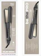 INFINITIPRO BY CONAIR Tourmaline Ceramic Flat Iron, 1 1/4-inch Digital Hair Straightener