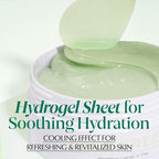 Pale Green Pastel Eye Mask - Cooling Eye Patches for Puffy Eyes | Skin-Firming Under Eye Patches for Sagging Skin | Soothing Under Eye Mask Patches (3.04 fl oz, 30 Sets, 60 EA)