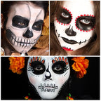 White Face Body Paint Halloween Cosplay Clown Zombie