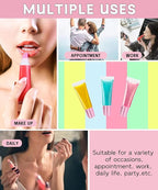 7Pcs Lip Gloss Tubes 10ml - Clear Lip Balm Containers, Refillable Squeeze Tubes for Lip Gloss, Soft Empty Mini Cosmetic Tubes for Lip Gloss and Travel Toiletries