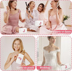 Initial letter patch makeup bag,