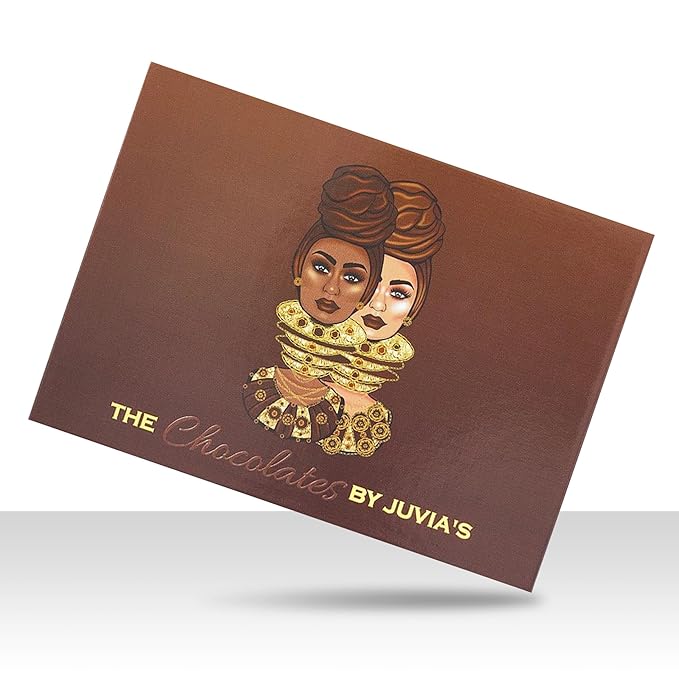 Juvia's Place Palette The Chocolates - Tan, Auburn, Shades of 6, Rich Dark Chocolate Palette, Professional Eye Makeup, Pigmented Palette, Makeup Palette for Eye Color & Shine