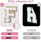 Personalized initial letter makeup bag,