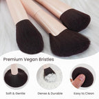 Makeup Brushes 10Pcs Professional Makeup Brush Set Foundation Contour Concealer Blush Highlight Powder Blending Eye Shadow Brush