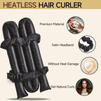 Satin Heatless Curling Set - Hair Rollers for Curls Heatless Hair Curlers & Hot Rollers Hair Curlers to Sleep in Curling Rod Headband Curler (Dreamy Starry Sky)