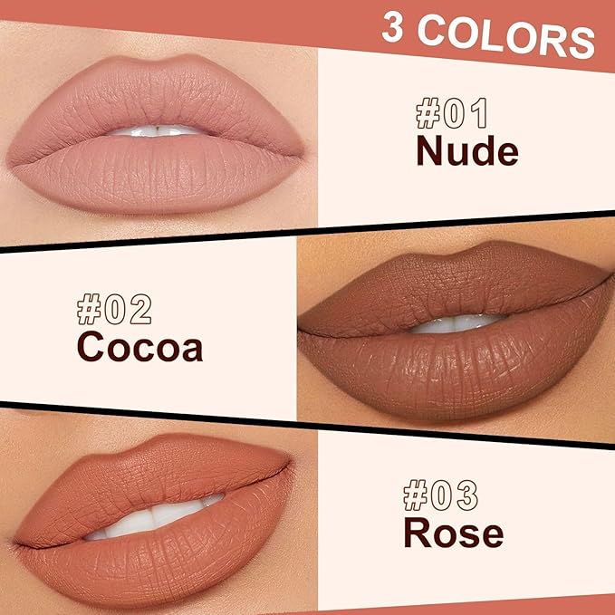 Lip Stain Peel Off - Lip Liner Waterproof, Lip Liner Stain Transfer Proof & Plumping, Moisturizing Non-Stick Cup Matte Finish Stay On All Day, Cocoa Color