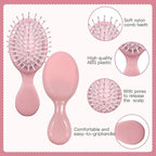 6 Pieces Mini Wet Hair Brush,