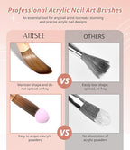AIRSEE 5PCS Acrylic Nail Brush