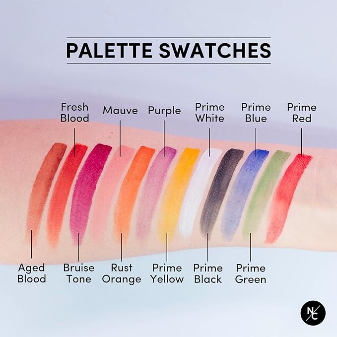 FX Alcohol-Activated 12 Colors Makeup Palette, Highly Pigmented