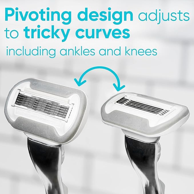 Gillette Venus Extra Smooth Charcoal Women's Razor Handle + 4 Blade Refills