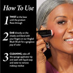 LAURA GELLER NEW YORK Serum Blush Tint, Lightweight Liquid Blush for Cheeks, Weightless Watercolor Sheer Finish, Casual Coral