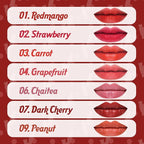 THESAEM Saemmul Mousse Candy Tint #7 Dark Cherry Mousse - High Pigment Matte Finish Long Lasting Lip Stain with Honey Extracts to Hydrate Lips - Weightless & Smudge-Proof, 0.3 fl.oz.