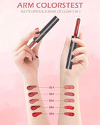Matte Liquid Lipstick & Glow Lip Oil Gloss Glow