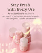 Glint Lipcerin (Icy Blue, 0.5fl oz) - Long Lasting Hydrating lip gloss with Shea Butter for a Natural Looking, Korean Skin care Ideal for Chapped, Dry, Cracked, or Damaged Lips