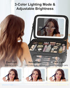 Relavel travel makeup bag with